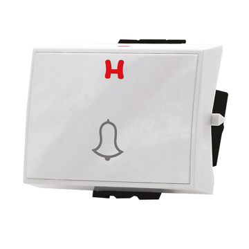  Konnice Hummer Wide Doorbell Switch with light indicator, 1-way, 16 A