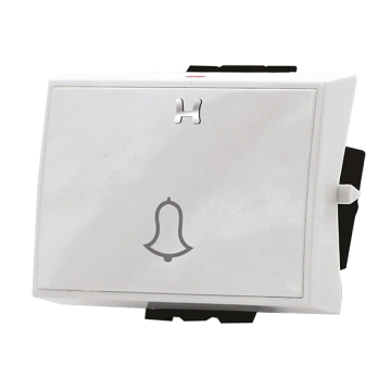 Konnice Hummer Wide Doorbell Switch, 1-way, 16 A
