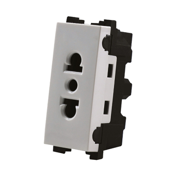 Konnice Karina American Electrical Socket With Earth, 16 A, White