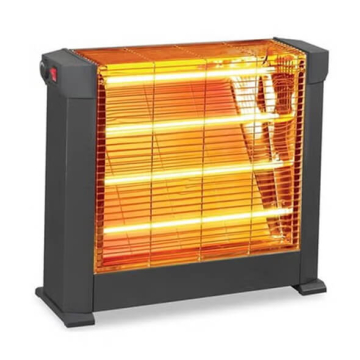Purity Electric Heater 2200 Watt, 4 Candles, Black