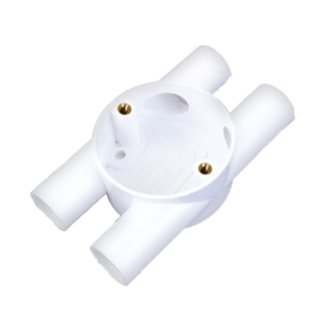 Mostafa Mahmoud UPVC Fire Resistant H Junction Box, Different Sizes