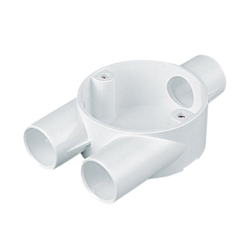 Mostafa Mahmoud UPVC Fire Resistant Y Junction Box, Different Sizes
