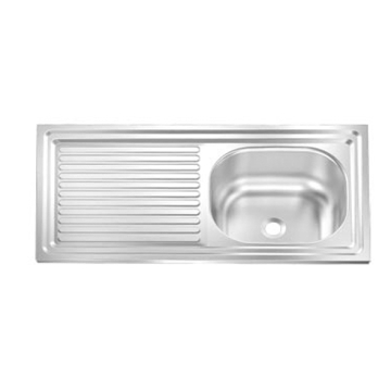 Plaza Sakr Inset Stainless Steel Kitchen Sink 0.33 mm Thickness Without Waste