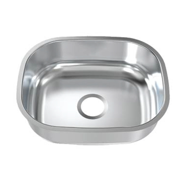 Plaza Lazourd Undermount Stainless Steel Kitchen Sink 1 mm Thickness Without Waste