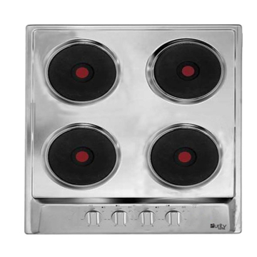 Purity Built-in Electric Hob , 4 Burners, Stainless