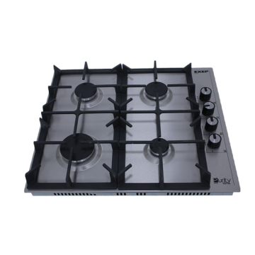 Purity Built-in Gas Hob 60 cm, 4 Burners Heavy Duty Grids, Stainless