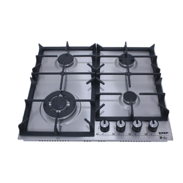 Purity Built-in Gas Hob 60 cm, 4 Burners Heavy Duty Grids, Stainless
