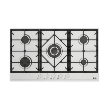 Purity Built-in Gas Hob 90 cm, 5 Burners, Stainless