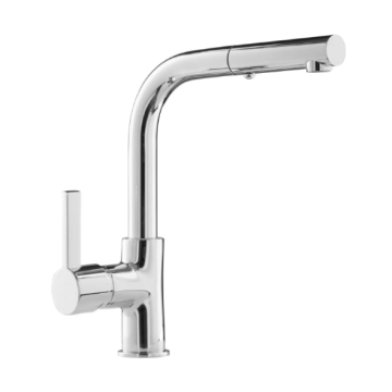 Purity Kelvin Pull Sink Mixer, Chrome