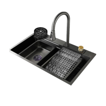Purity smart Inset Stainless Steel Kitchen Sink, 48 x 80 cm 