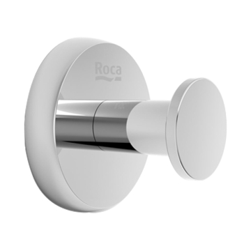 Roca Twin Robe Hook, Chrome