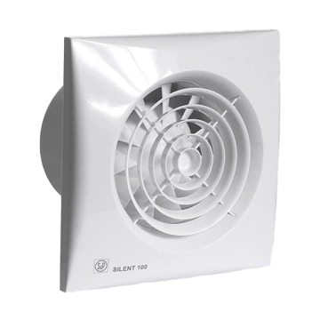 S&P Ventilation Fan Silent Design 16 cm, 8 W, White