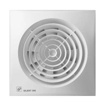 S&P Ventilation Fan Silent Design 21 cm, 29 W, White