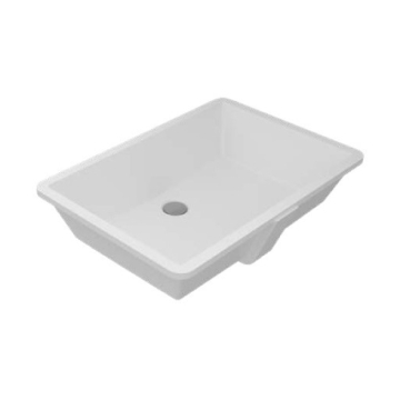 Sanipure Sirius Undermount Washbasin, 60 cm, White