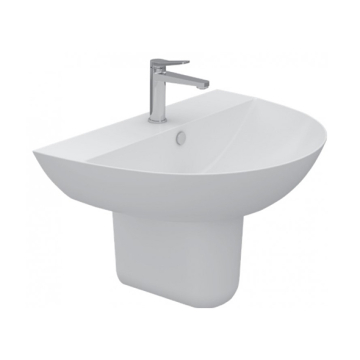 Sanipure Titan Wall Mounted Washbasin, Different Sizes and Colors