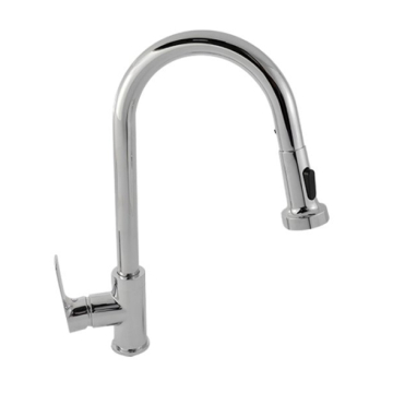 Sarrdesign Nile Sink Mixer, With Extractable 2 Functions Hand Sprayer, Chrome