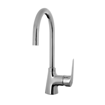 Sarrdesign Segura Sink Mixer With High Swivel Tube Spout, Chrome