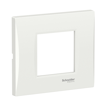 Schneider EasyStyl Novo Plastic Cover Frame, 2 Modules, 7 x 7 cm², White