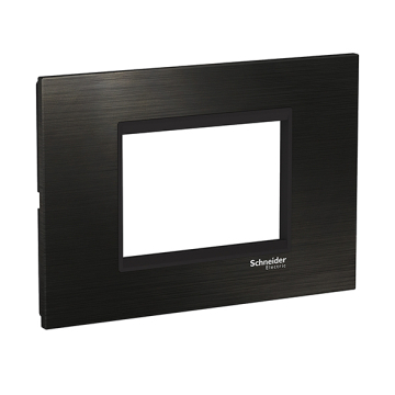 Schneider EasyStyl Platinum Plastic Cover Frame, 3 Modules, 10 x 7 cm², Different Colors