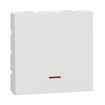 Schneider New Unica Air Conditioner Switch, 2 Modules, 32 A, with Lamp, Different Color