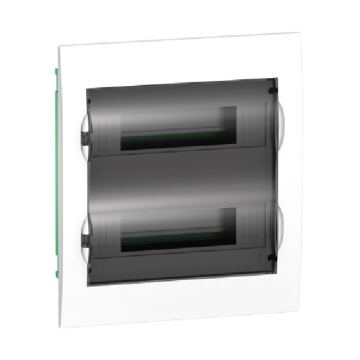 Schneider Flush Mounting 24 Ways Electrical Panel Without Busbars & Isolator, MCB, 63 A, Plastic