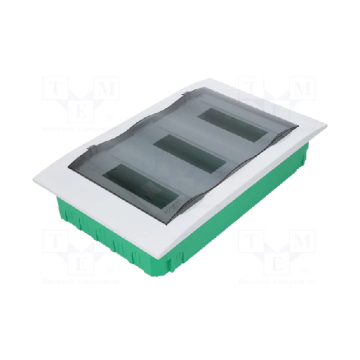 Schneider Flush Mounting 36 Ways Electrical Panel Without Busbars & Isolator, MCB, 80 A, Plastic
