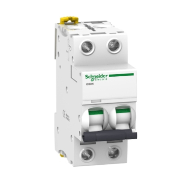 Schneider Acti9 MCB 2 Poles Electrical Circuit Breaker, 10 KA