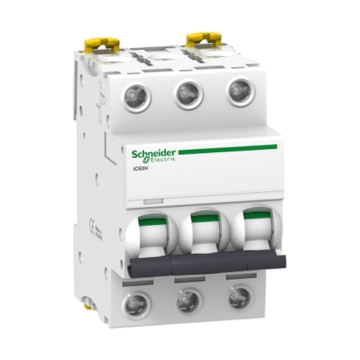 Schneider Acti9 MCB 3 Poles Electrical Circuit Breaker, 15 KA