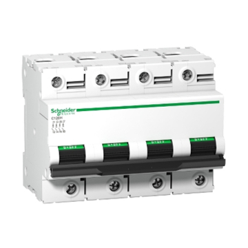Schneider Acti9 MCB 4 Poles Electrical Circuit Breaker, 15 KA