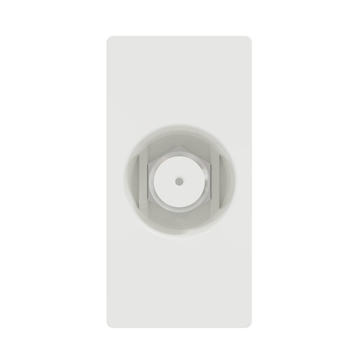 Schneider Miluz TV Socket, White