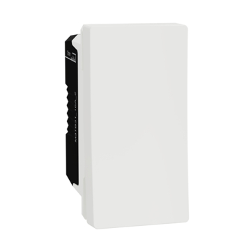 Schneider Miluz 2-Way Electrical Switch 1 Module, 16 A, White