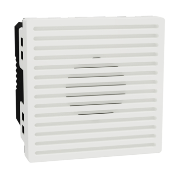 Schneider Miluz Doorbell Tone 2 Modules, 10 A, White