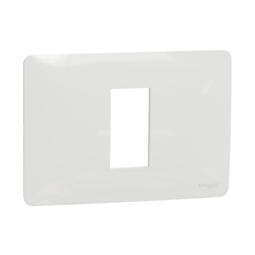 Schneider New Unica Studio Plastic Cover Frame, 1 Module, 10 x 7 cm², Different Colors