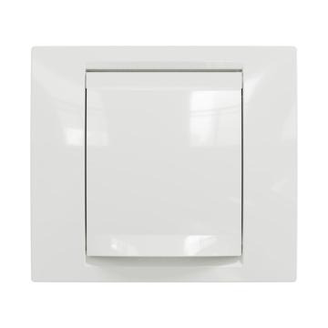 Schneider New Unica Waterproof Plastic Cover Frame, 2 Modules, 10 x 7 cm², White