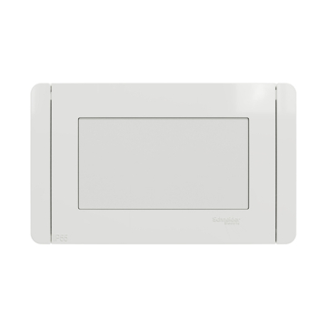 Schneider New Unica Waterproof Plastic Cover Frame, 4 Modules, 14 x 7 cm², Different Colors