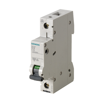 Siemens MCB 1 Pole Electrical Circuit Breaker, 20 A, 6 KA