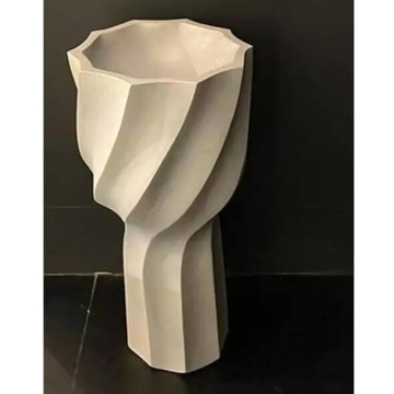 Sinx Twister Decorative Basin 50 × 85 cm, White
