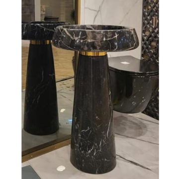 Sinx Barracini Decorative Basin 50 × 85 cm, Black