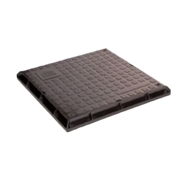 Smart Home Drainage Inspection Chamber Cover 50 × 50 cm, Black