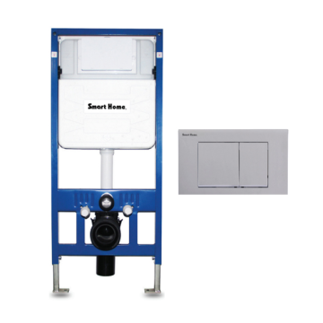 Smart Home Concealed Tank, Fully Supported Frame, Including Actuator Plate