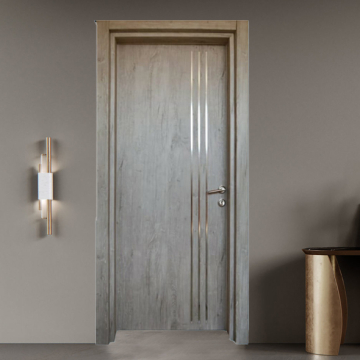 Turkish Internal Door Stainless Steel Model, Acrylic Frame, 80 cm, Gerige (SS15)