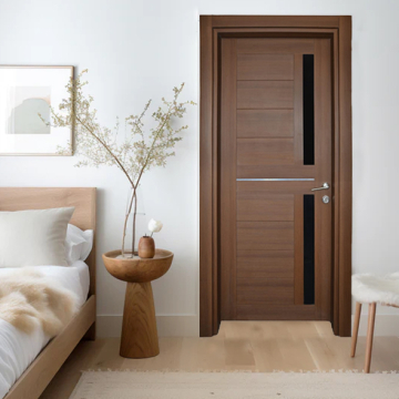 Turkish Internal Door Ukrainian Model, Acrylic Frame, Brown 115 (TD-ID-115B-1)
