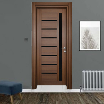 Turkish Internal Door Ukrainian Model, Acrylic Frame, Brown 121 (TD-ID121BR-1)