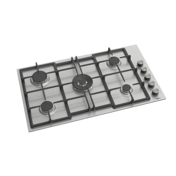 Teva Built-in Gas Hob 90 cm, 5 Burners Stainless