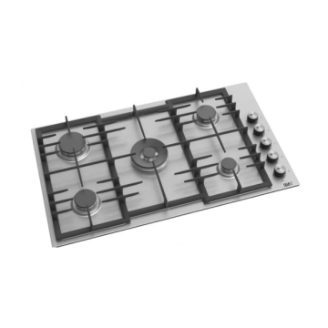 Teva Built-in Gas Hob 90 cm, 5 Burners, Stainless