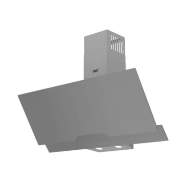 Teva Decorative Hood 90 cm, 800 m³/h, Glass Grey