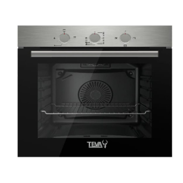 Teva Built-in Oven 60 cm, 82 Liters, Stainless
