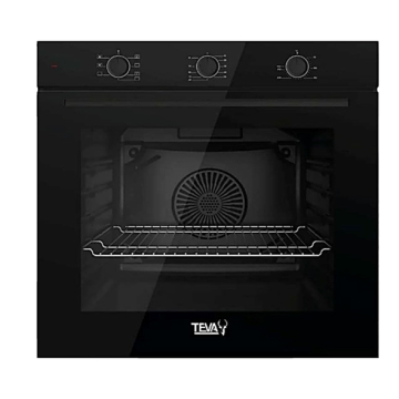 Teva Built-in Oven 60 cm, 82 Liters, Black