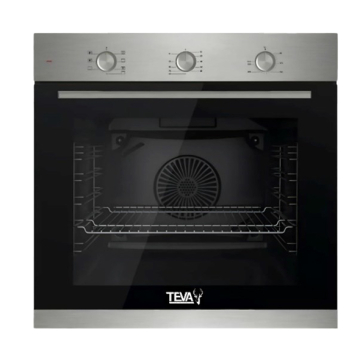 Teva Built-in Oven 60 cm, 82 Liters, Stainless