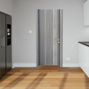 Turkish Internal Door Stainless Steel Model, Acrylic Frame, Grey 618 (TD618R)